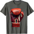 Always Protect Yourself Boxing Graphic Design T-Shirt - Asphalt Grey