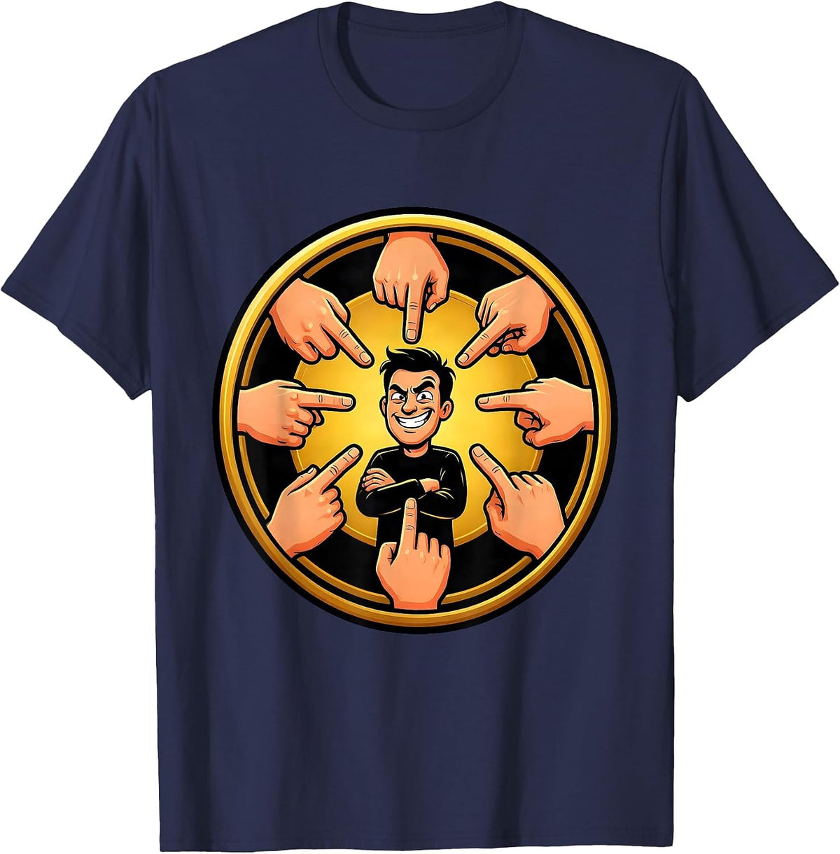 I Cant But I Know A Guy Referral Network Tee T-Shirt - Navy Blue