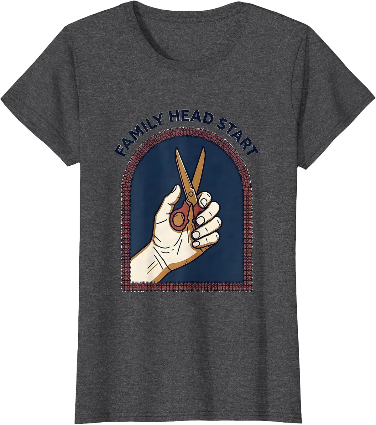 Women's Family Head Start Warm Preschool Teacher Early Childhood T-Shirt - Dark Heather Grey