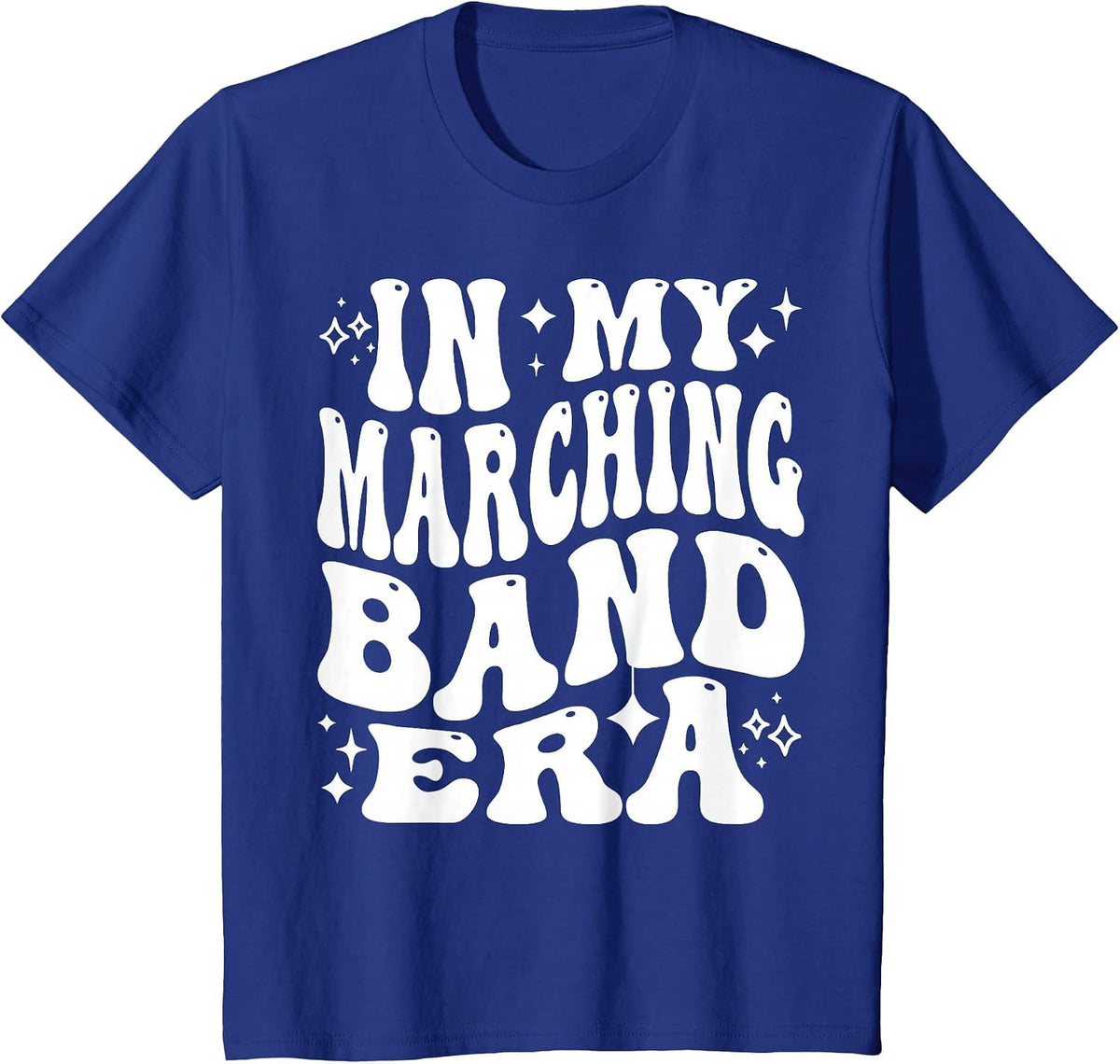 in My Marching Band Era Musician Practice Band Life T-Shirt - Royal Blue