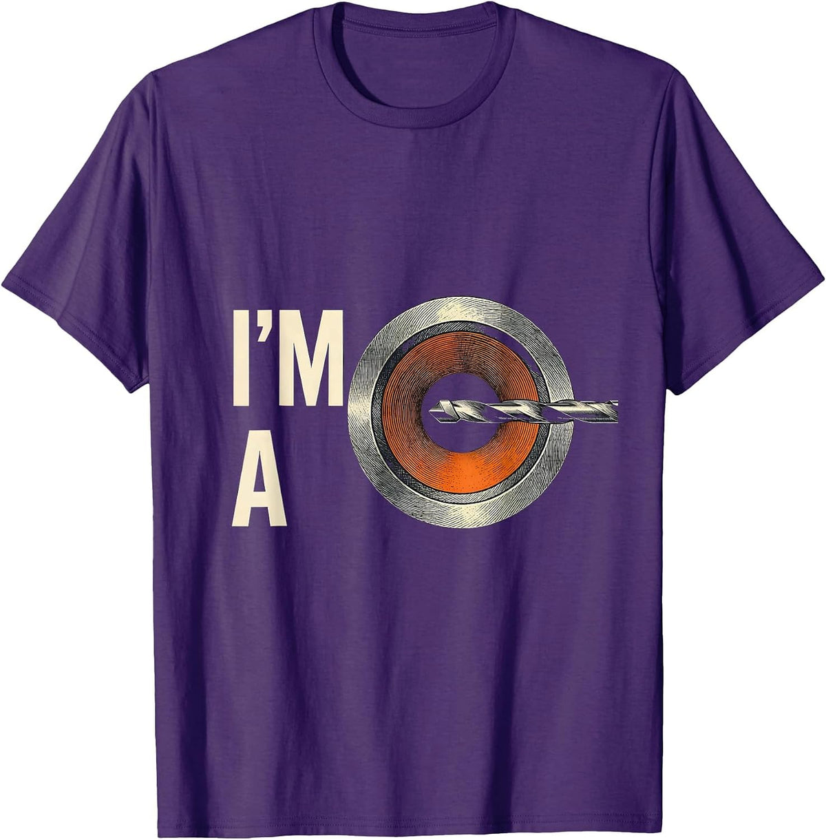 I'M A BORE Funny Sarcastic Skilled Trades Worker Gift T-Shirt - Purple