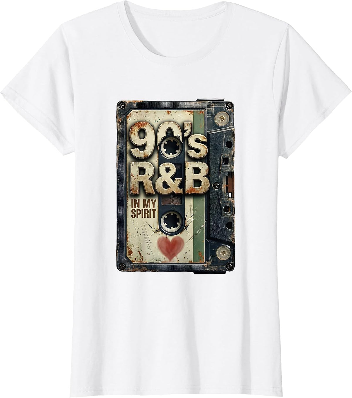 90s R&B In My Spirit Vintage Soul Music Fan Retro T-Shirt - White