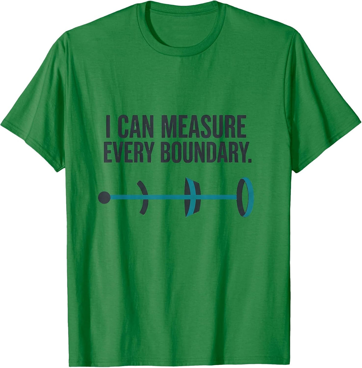 Men's I Can Measure Every Boundary Black Hole Physics Astrophysics T-Shirt - Kelly Green