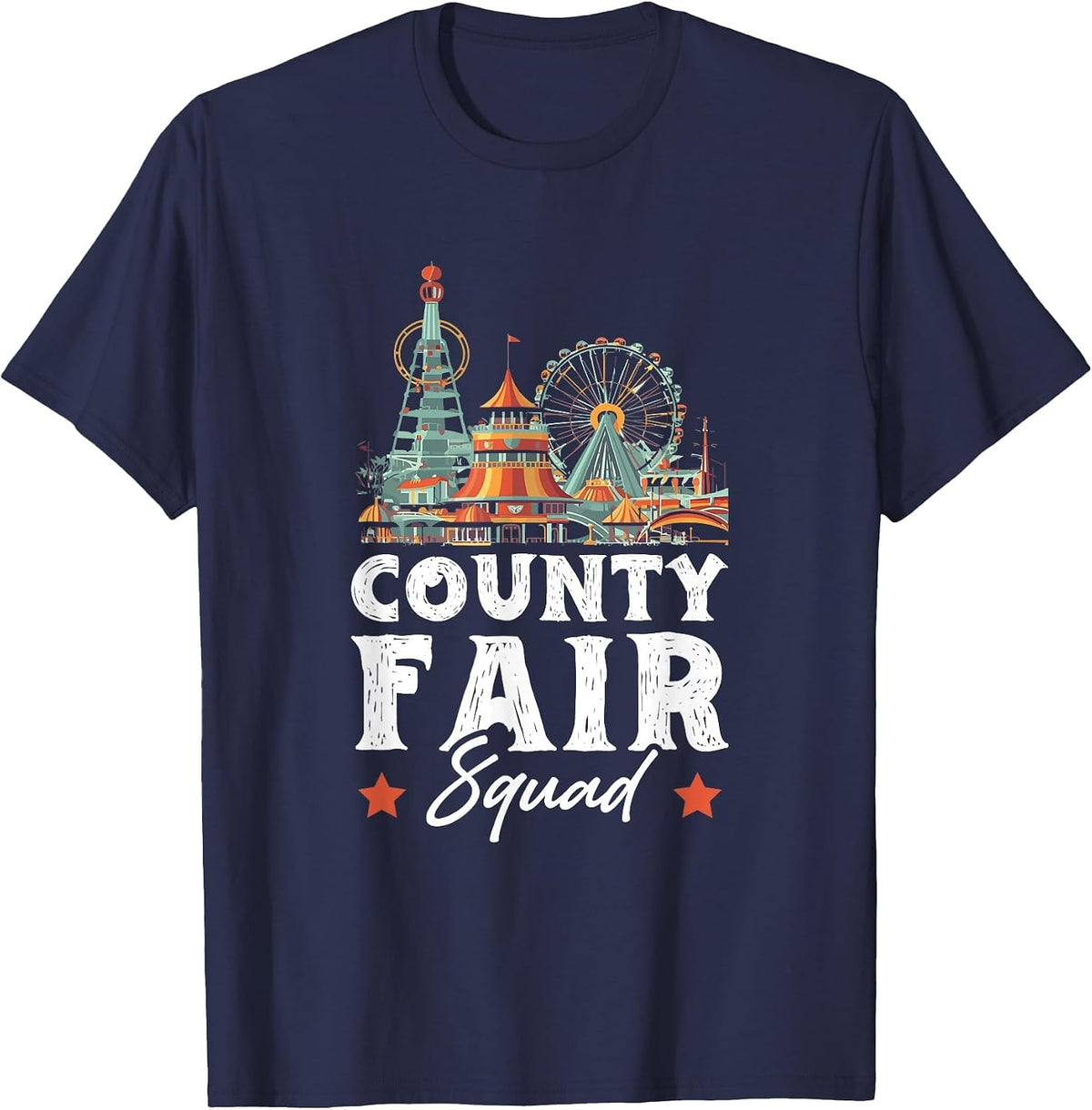 County Fair Squad T-Shirt - Navy Blue
