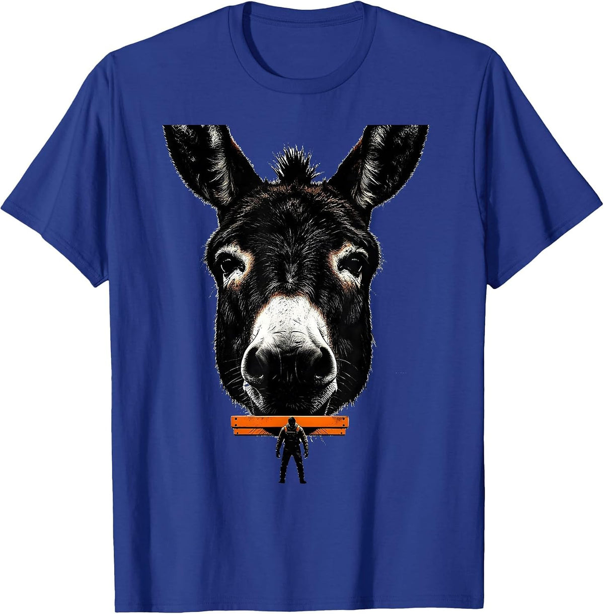 Donkey Keeper Farm Animal Humor Silly T-Shirt - Royal Blue