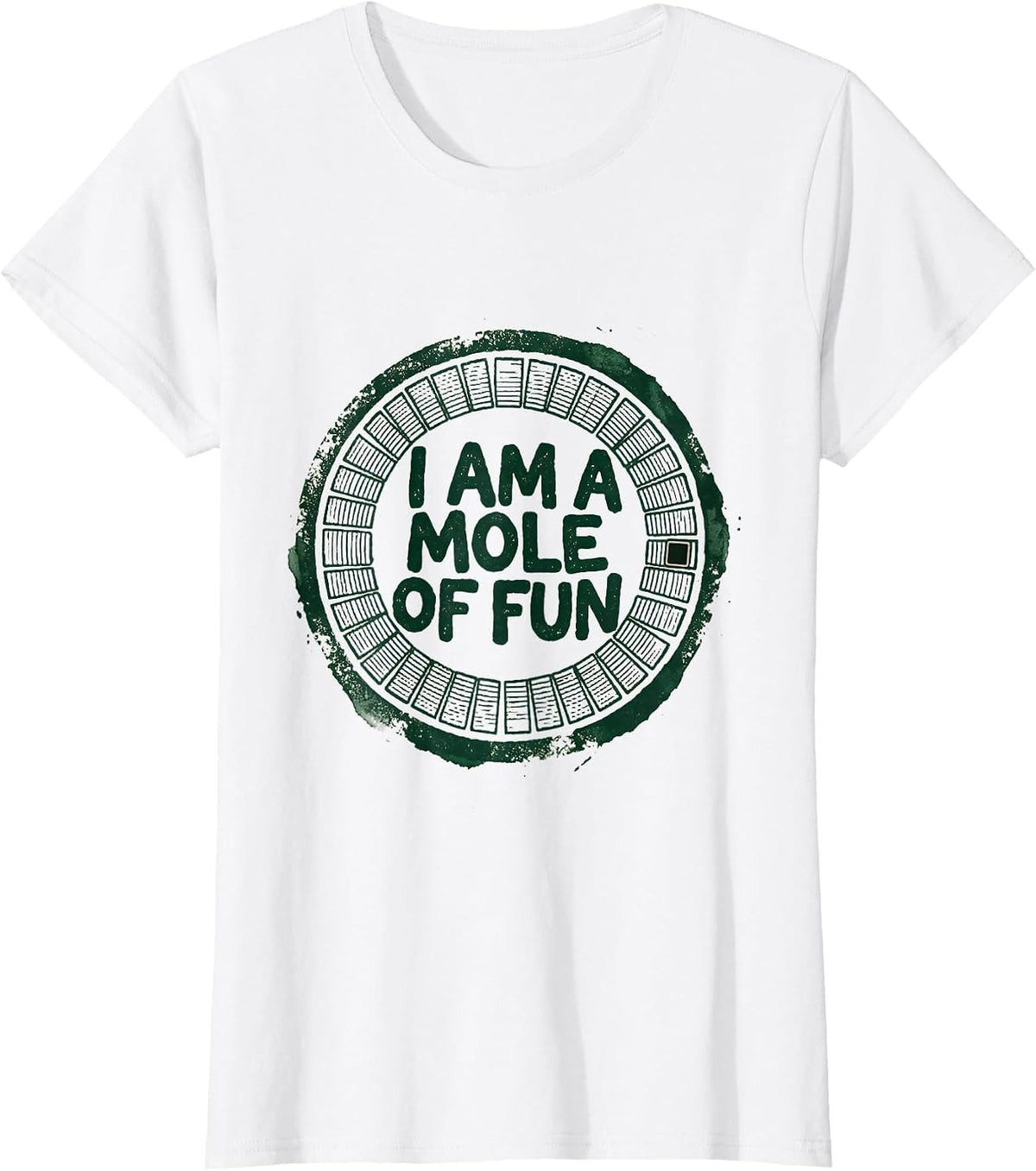 I Am A Mole Of Fun Rubber Stamp Chemistry Teacher Science T-Shirt - White