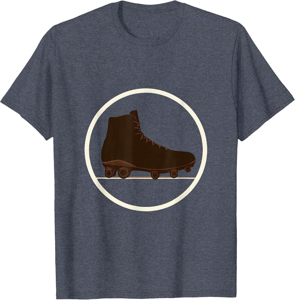 Muddy Rugby Boots Stomping the Field T-Shirt - Heather Blue