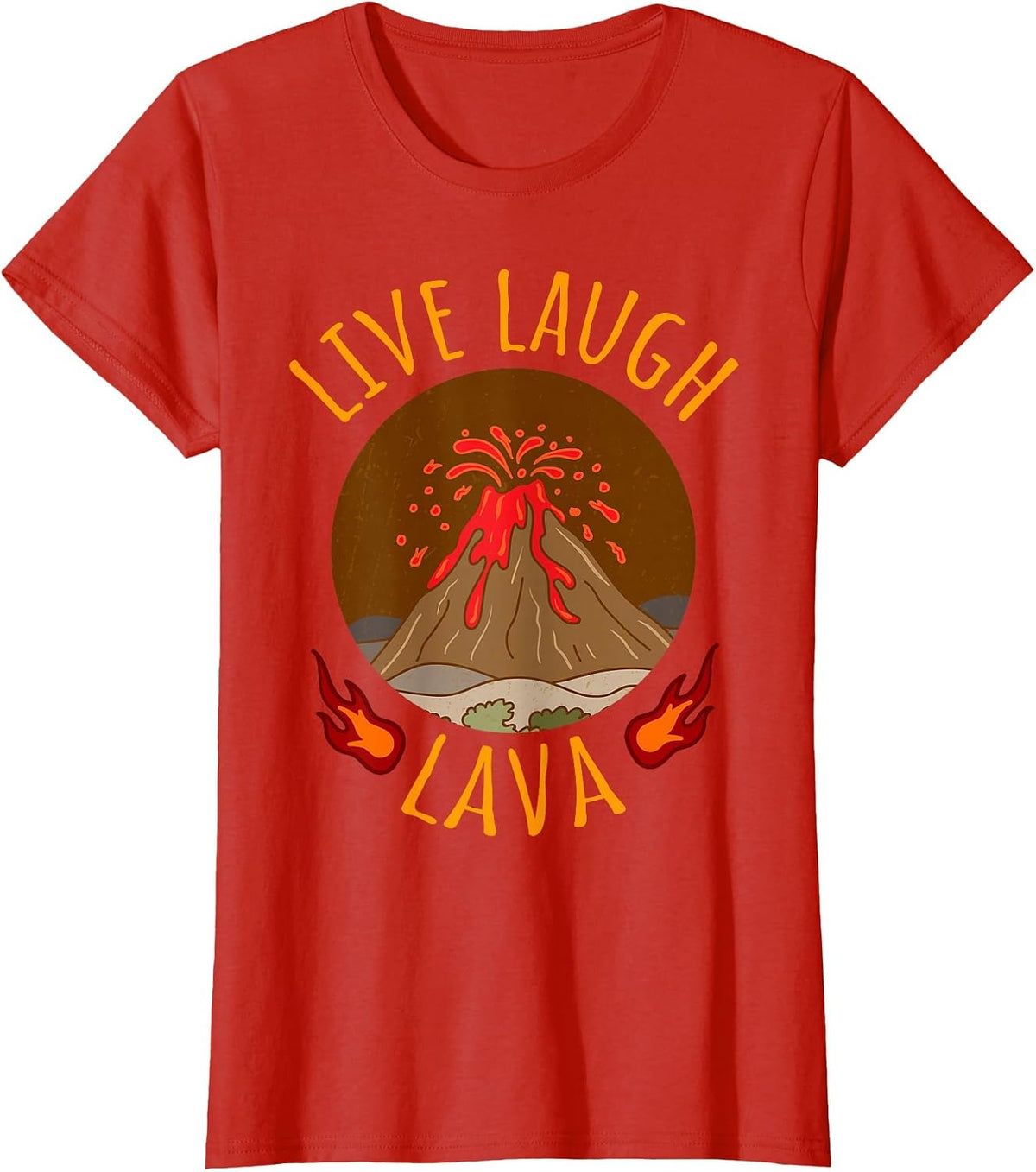 Live Laugh Lava Mineralogist Geologist Shirt T-Shirt - Red