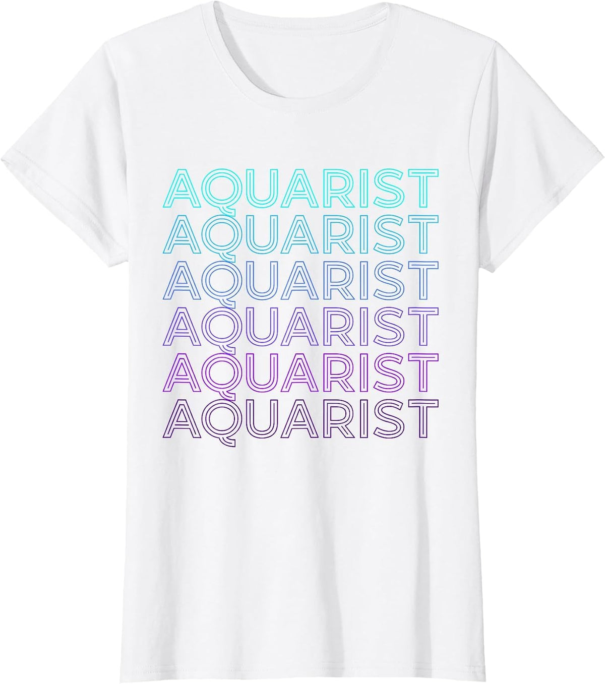 Aquarist Aquarium Retro T-Shirt - White