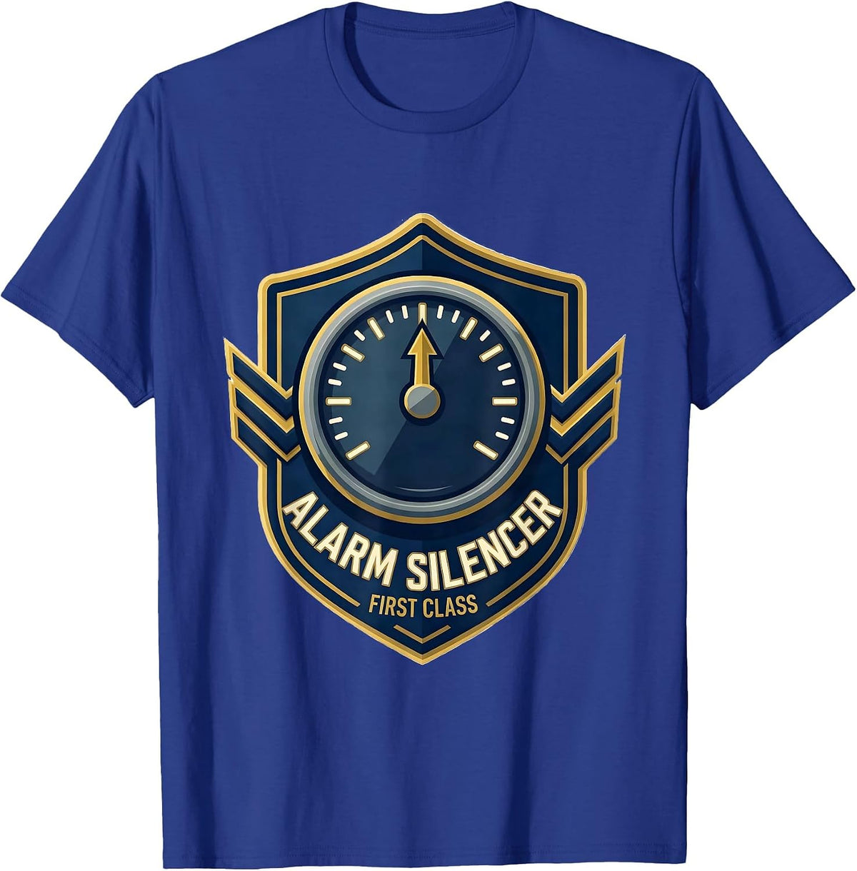 Alarm Silencer, First Class Sports Dialysis Nurse Nephrology T-Shirt - Royal Blue