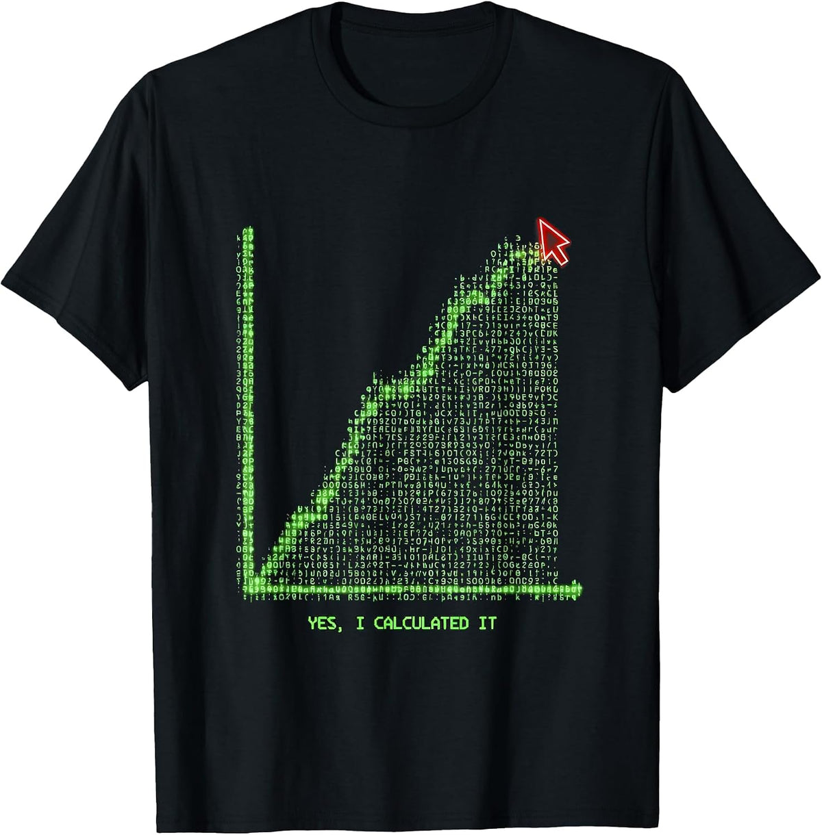 Men's Yes I Calculated It Funny Chemistry Science Nerd Gift T-Shirt - Black