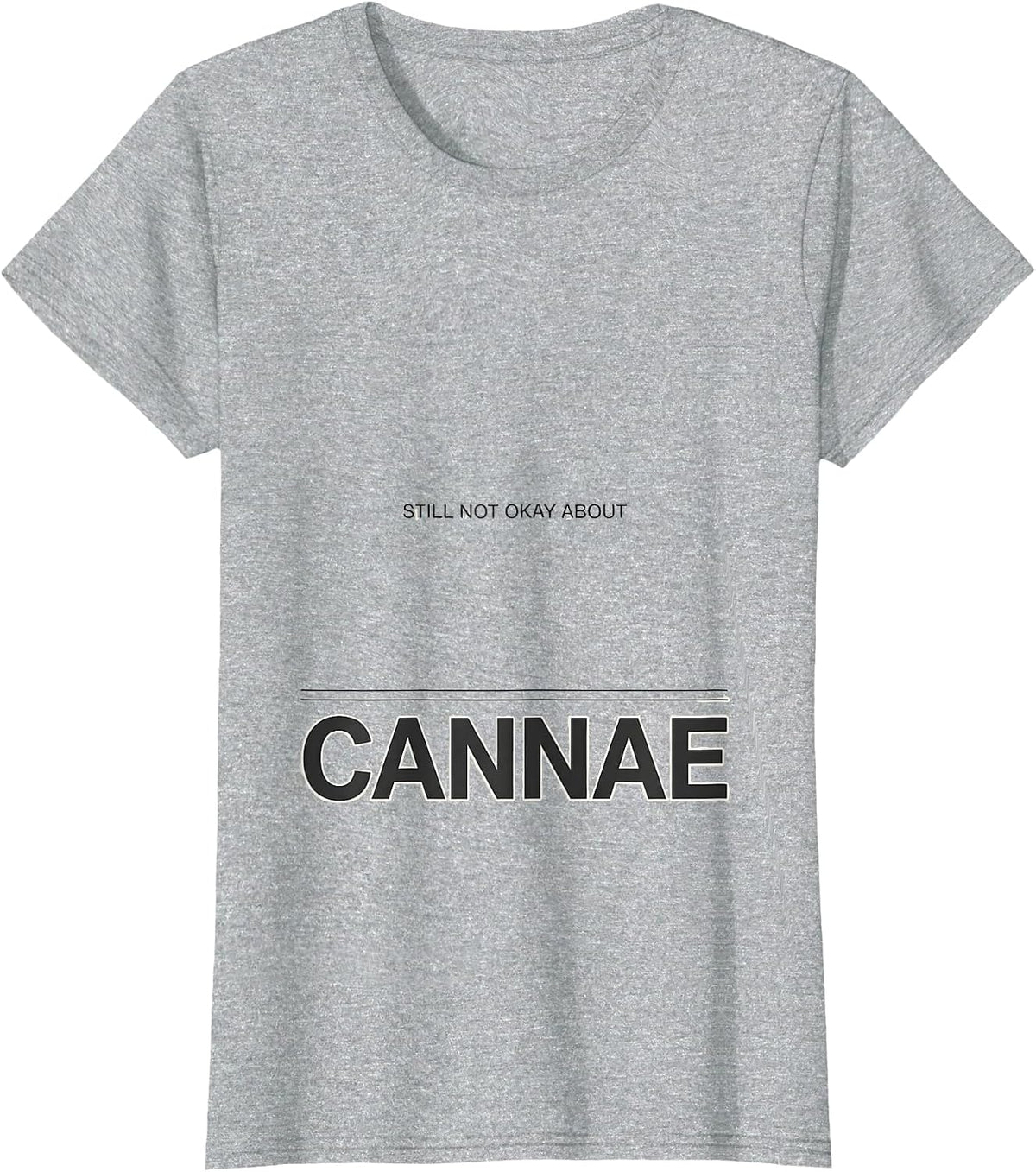 Still Not Okay About Cannae Funny Roman History Meme Latin T-Shirt - Heather Grey