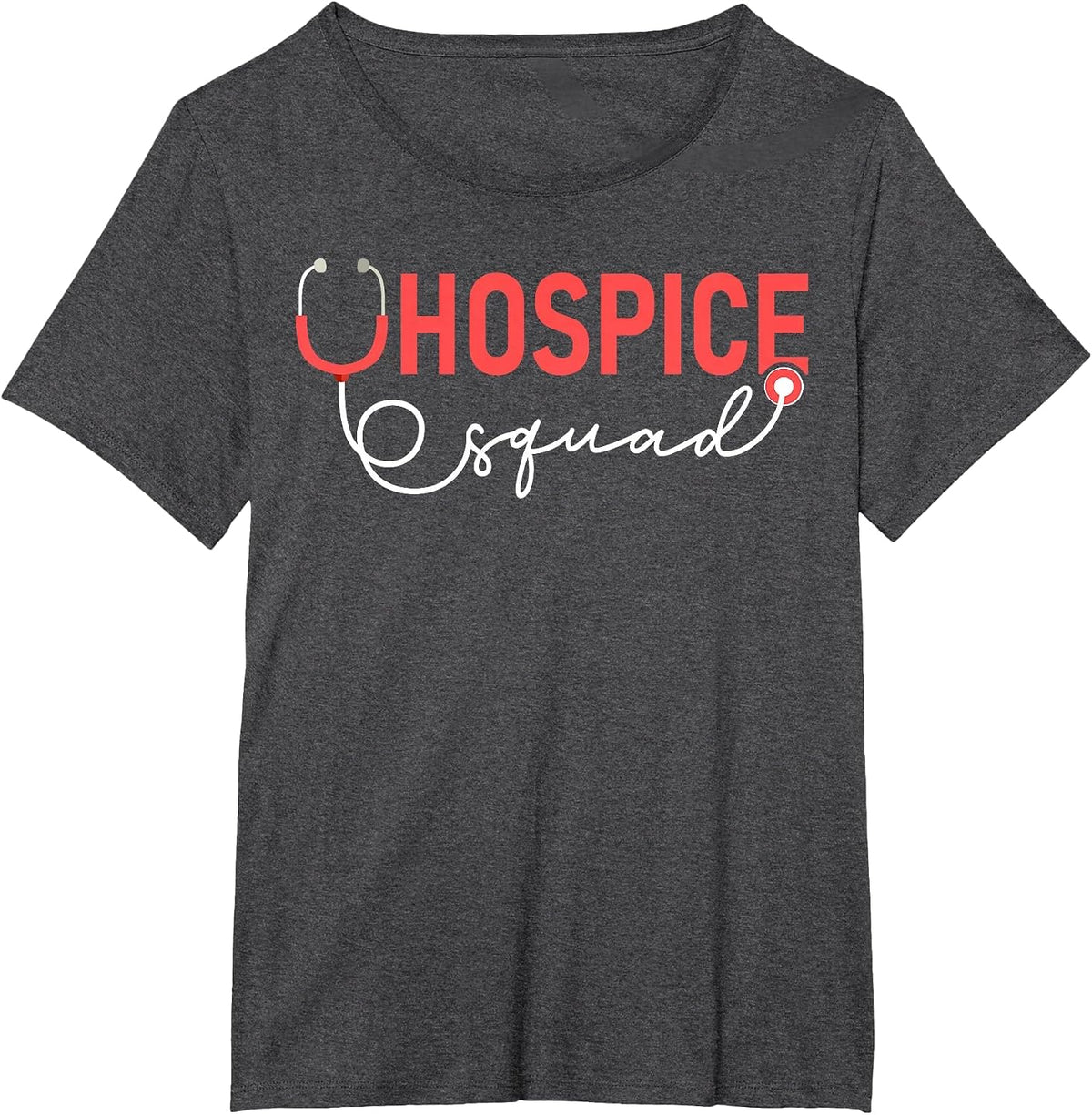 Hospice Squad Hospice Nurse Aide T-Shirt - Dark Heather Grey