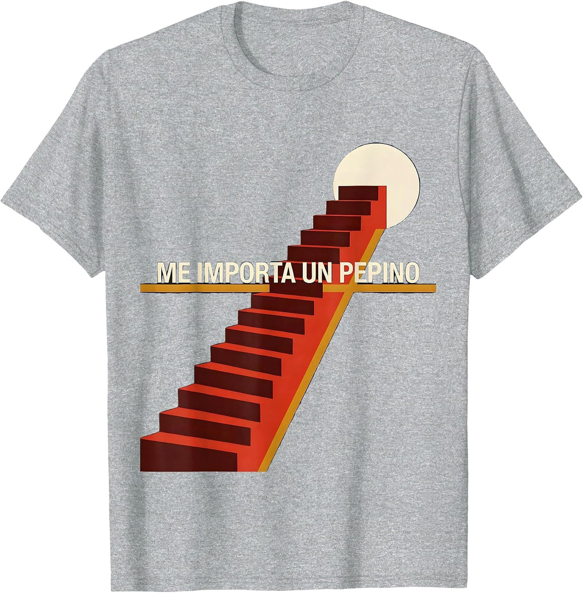 Men's Me Importa Un Pepino Funny Spanish Slang Latino Heritage T-Shirt - Heather Grey