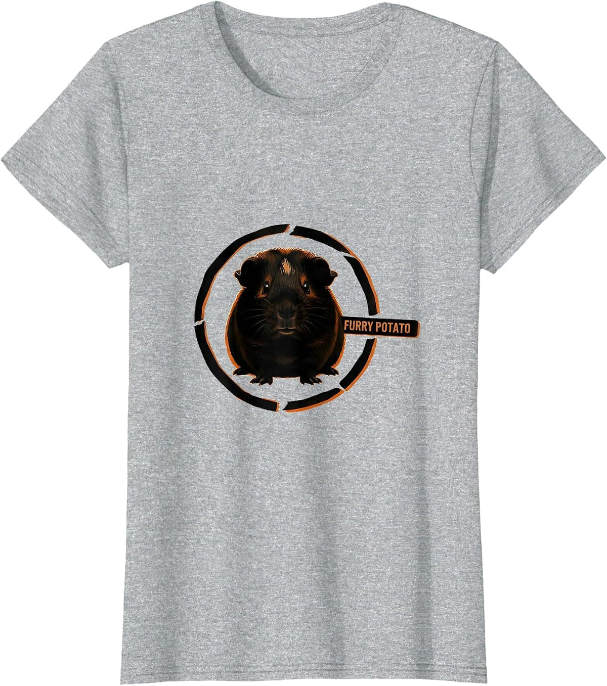 Furry Potato Funny Animal Meme Nickname Sarcastic Animal T-Shirt - Heather Grey