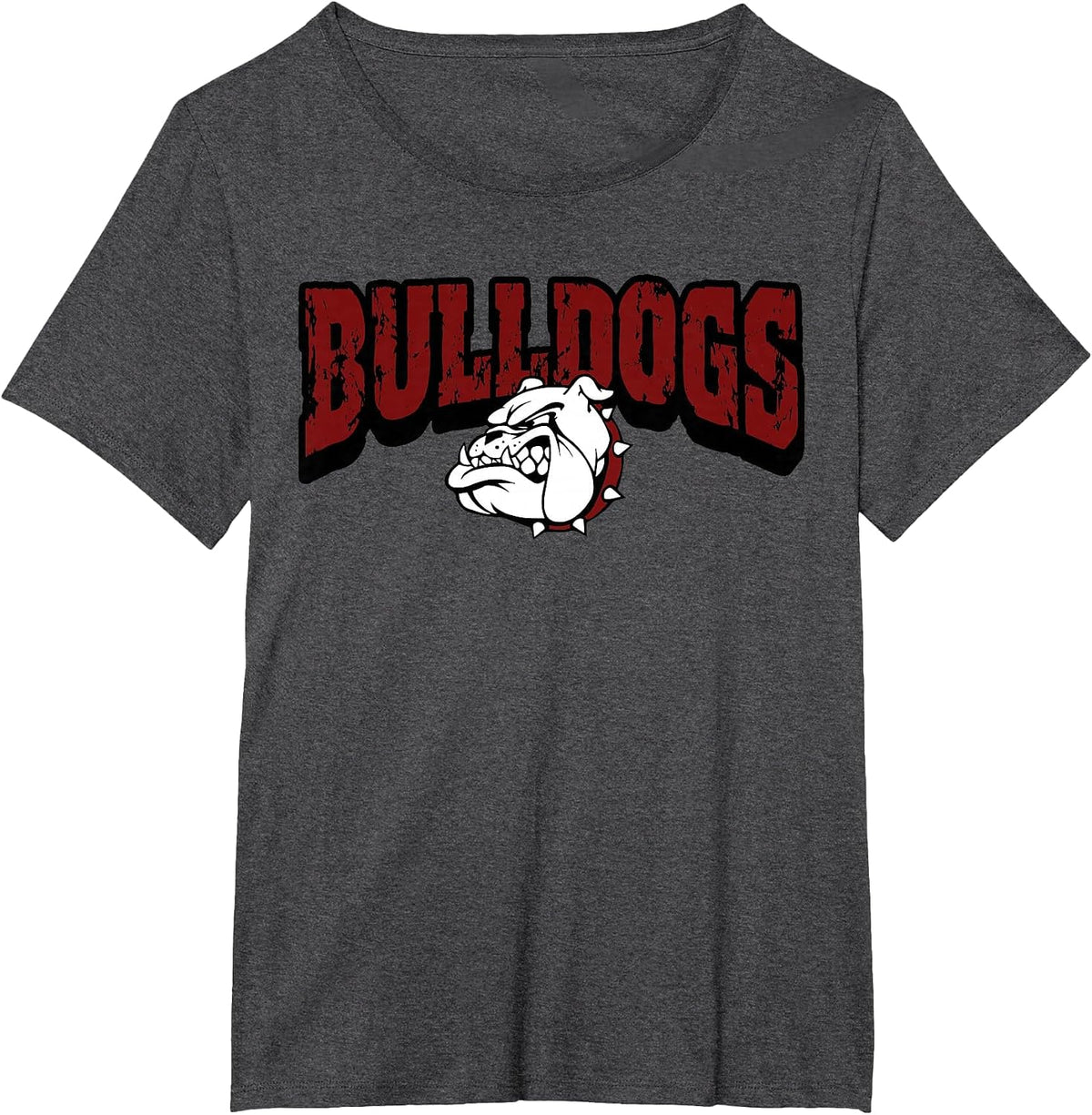 Bulldogs Back to School Spirit M T-Shirt - Dark Heather Grey