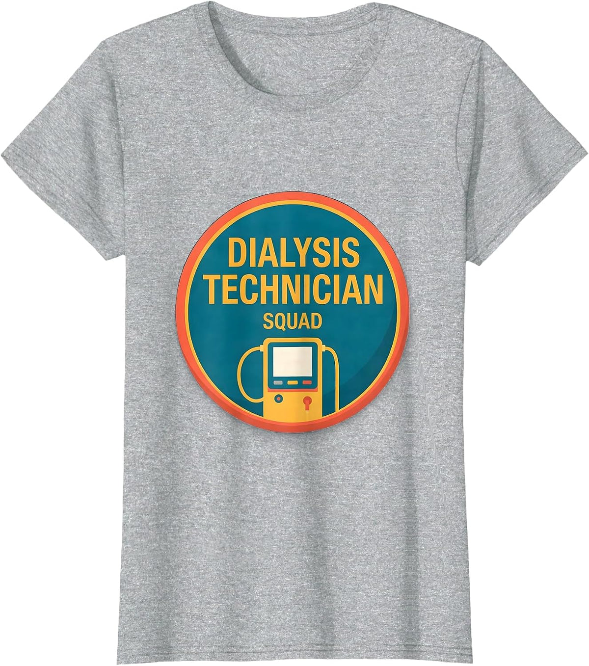 Dialysis Technician Squad Nephrology Tech Occupational Pride T-Shirt - Heather Grey