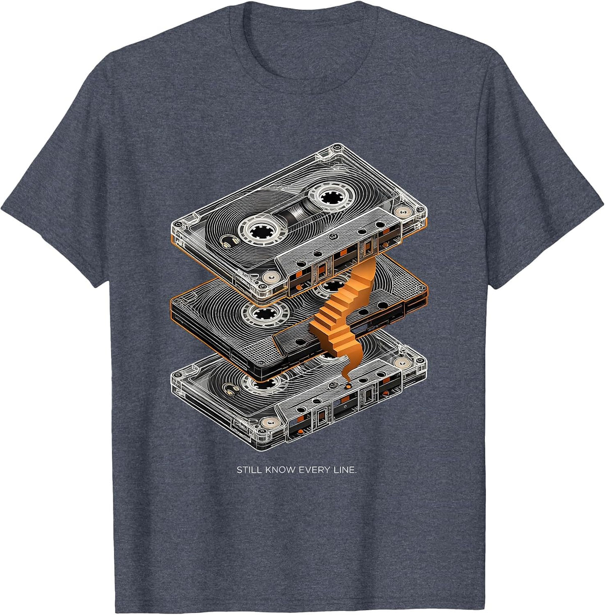 Still Know Every Line 90s R&B Music Fan Nostalgia T-Shirt - Heather Blue