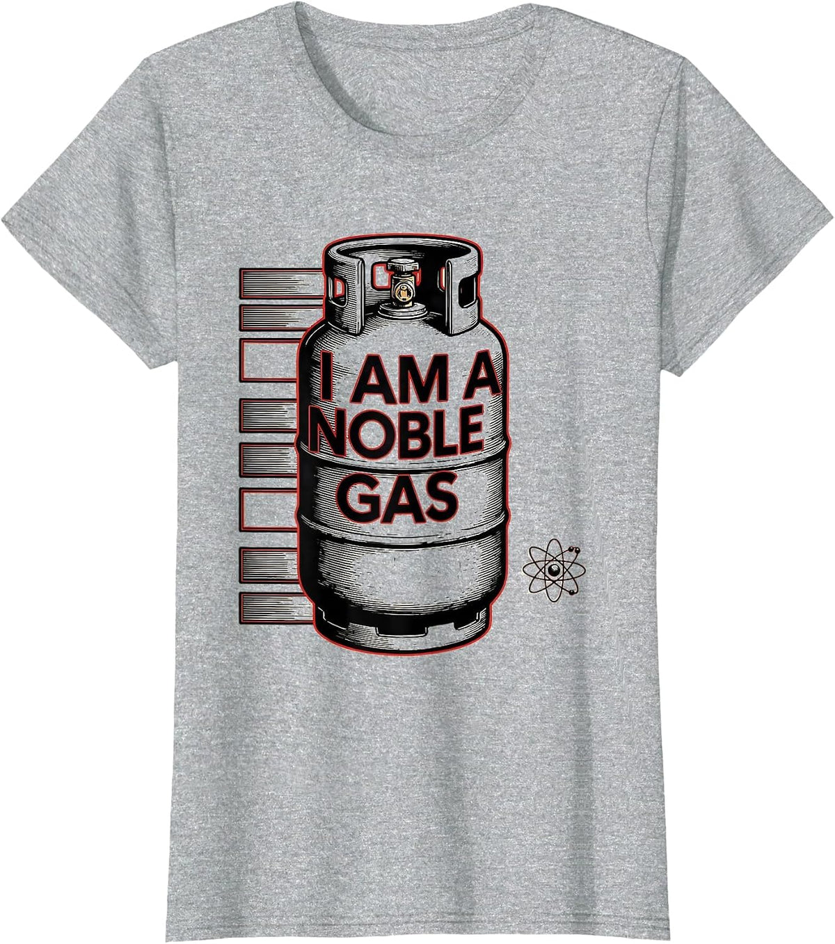 I Am A Noble Gas Funny Chemistry Nerd Humor Gift T-Shirt - Heather Grey