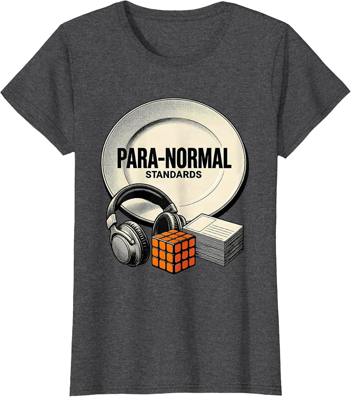 Women's Para-Normal Standards Funny Paraprofessional Goose SPED T-Shirt - Dark Heather Grey