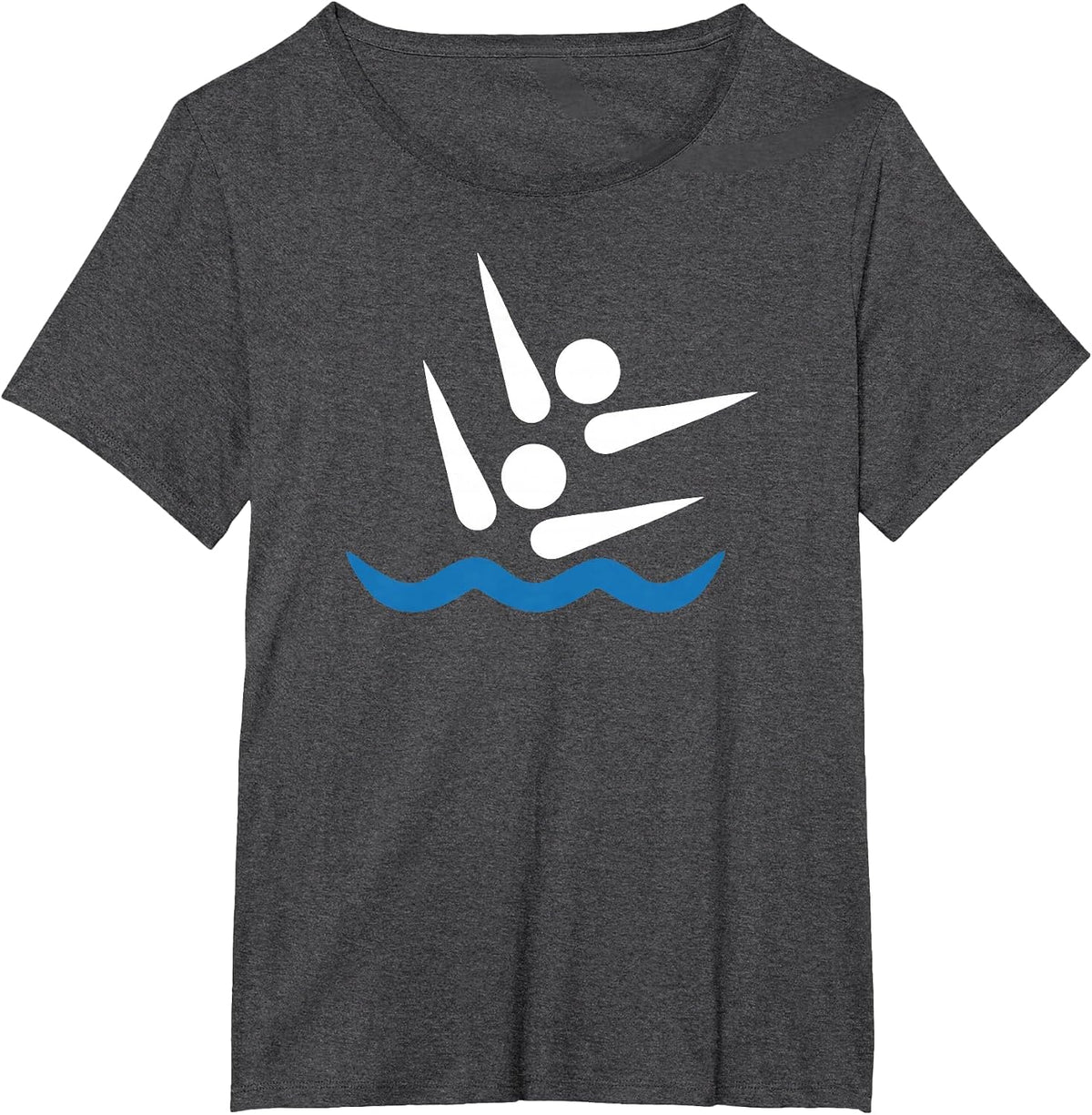 Synchronized Swimming T-Shirt - Dark Heather Grey