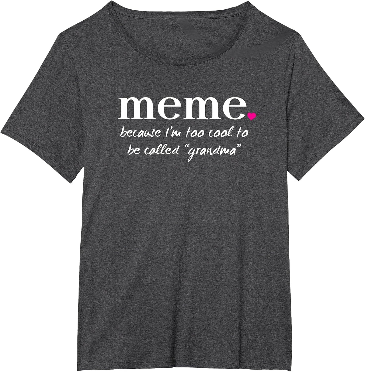 AS tees Meme Too Cool Grandma T-Shirt T-Shirt - Dark Heather Grey