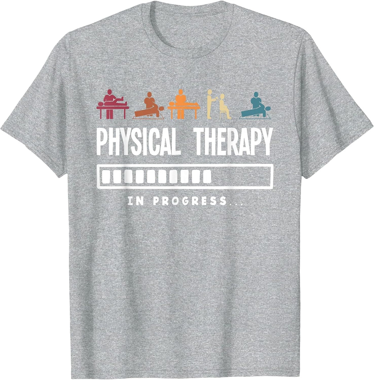 PTA Physical Therapy Assistant Physical Therapy Patient T-Shirt - Heather Grey