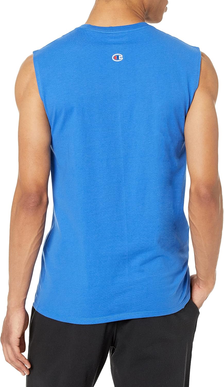 Champion Men's Muscle T-shirt, Sleeveless, Muscle Tank, Classic Muscle Tee Top for Men - size chart