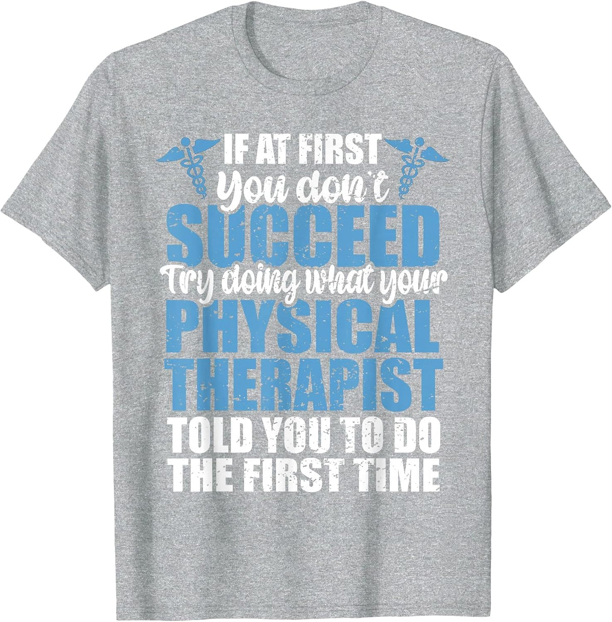 Funny Physical Therapy PT, Retro Physical Therapist T-Shirt - Heather Grey