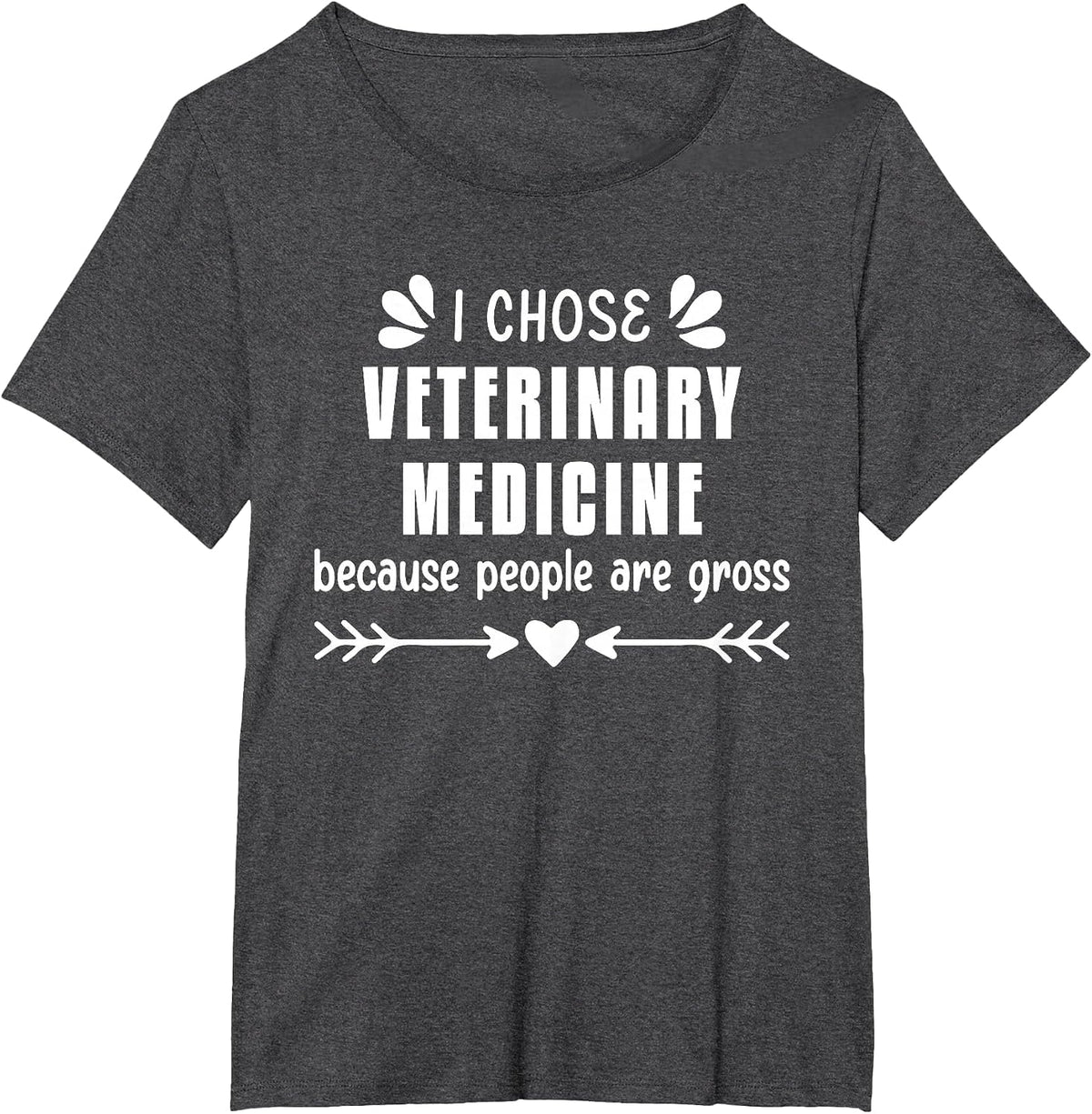 Funny Vet Veterinarian for Men and Women T-Shirt - Dark Heather Grey