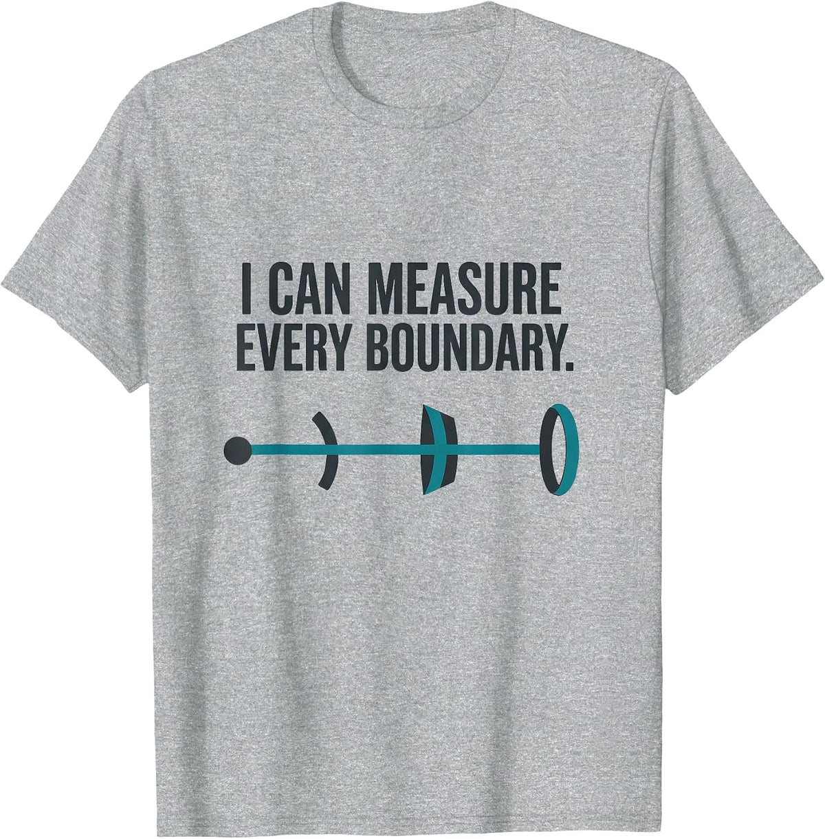 Men's I Can Measure Every Boundary Black Hole Physics Astrophysics T-Shirt - Heather Grey
