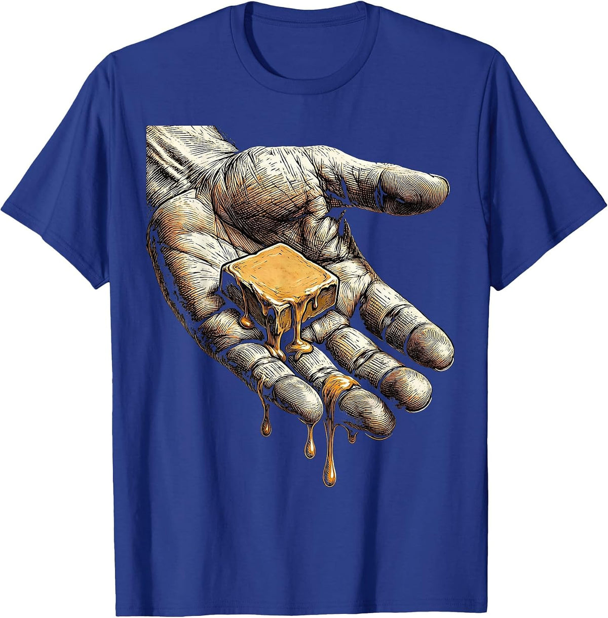 Men's Periodic Table Element Lick Chemistry Science T-Shirt - Royal Blue