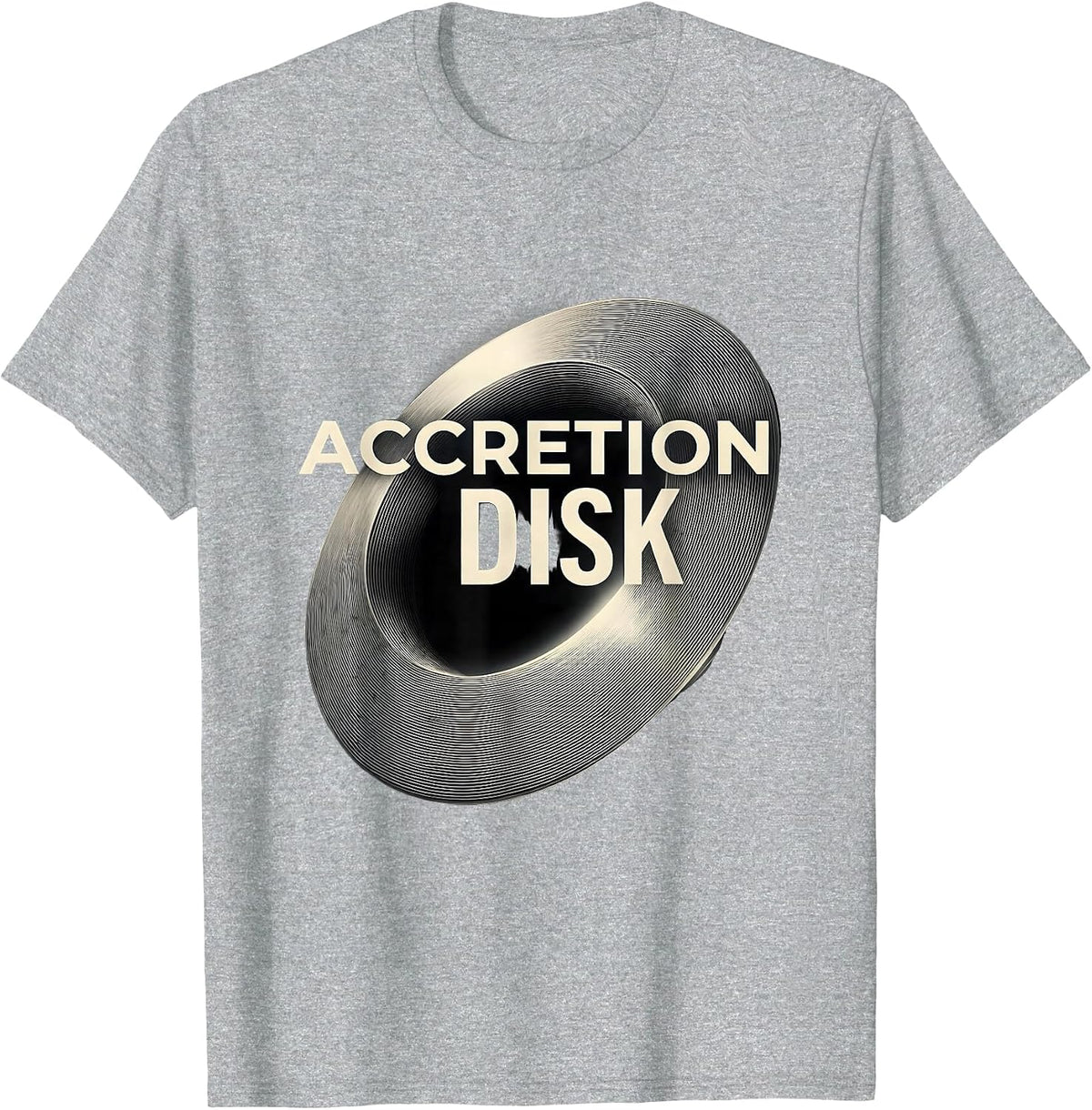 Men's Accretion Disk Physics Astrophysics Science Lover Universe T-Shirt - Heather Grey