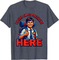 Future Class President First Day of School Design T-Shirt - Heather Blue