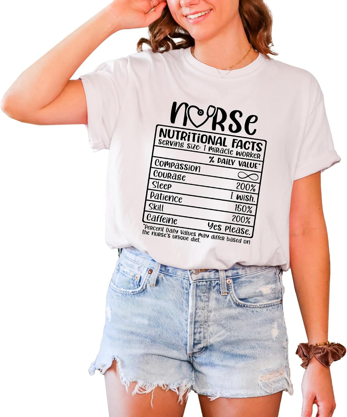 Nurse T-Shirt Medical School Shirt Retro Look Oversized Unisex Graphic Tee for Nurse 100% Cotton Premium Quality Gift for
