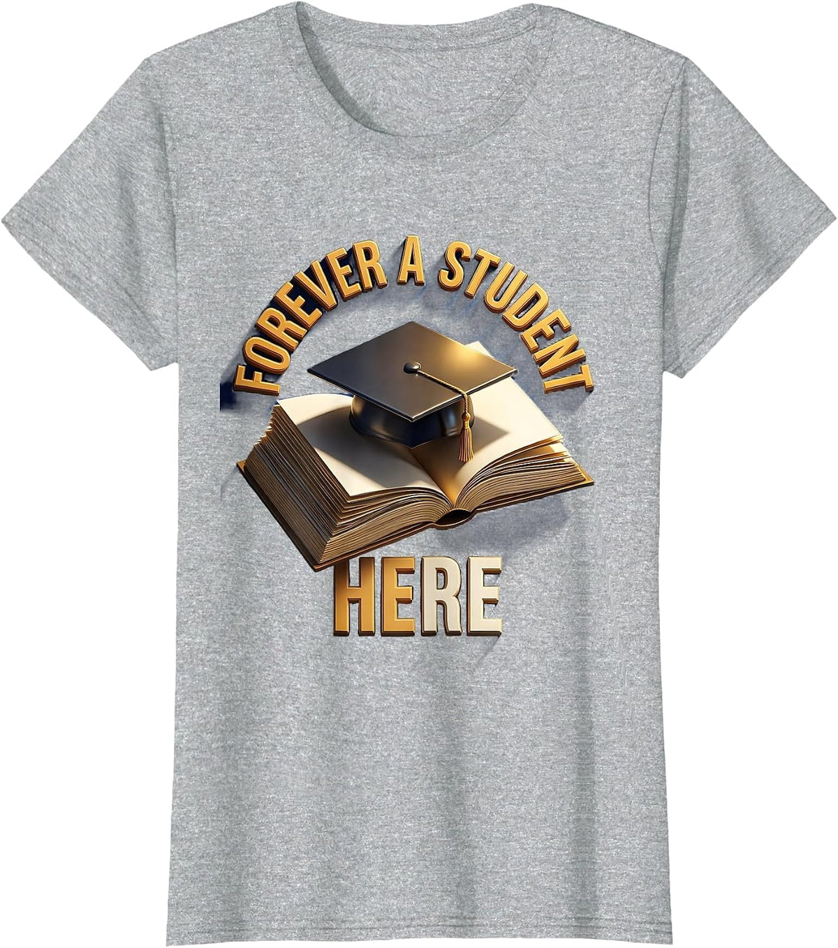 It's a Beautiful Day for Learning Student Design T-Shirt - Heather Grey