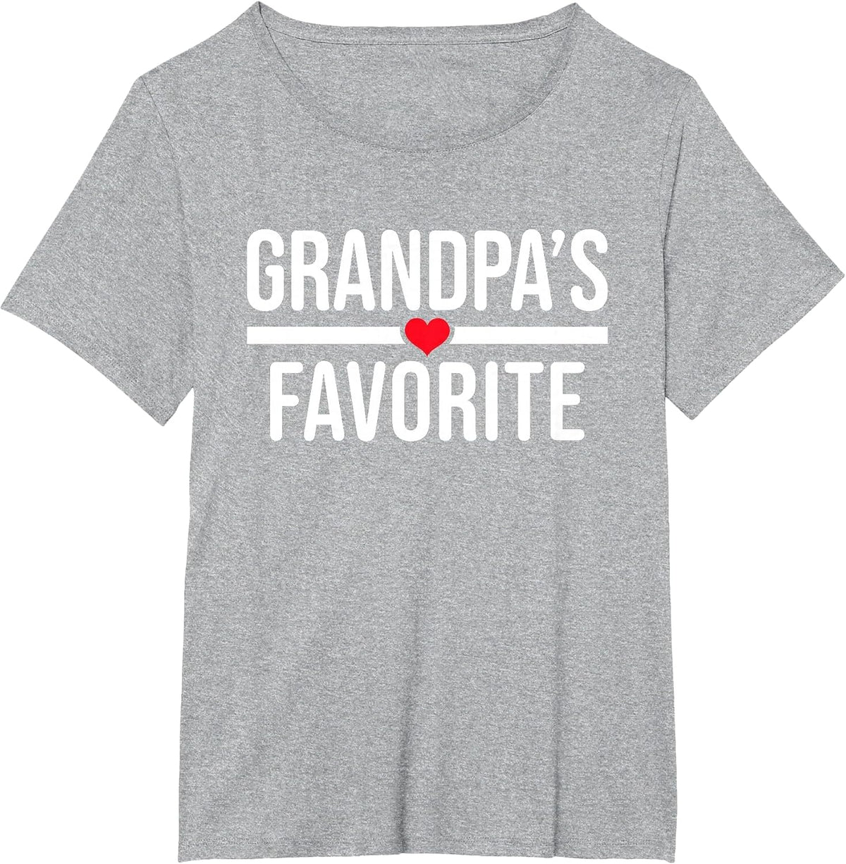 Grandpa's Favorite T-Shirt - Heather Grey