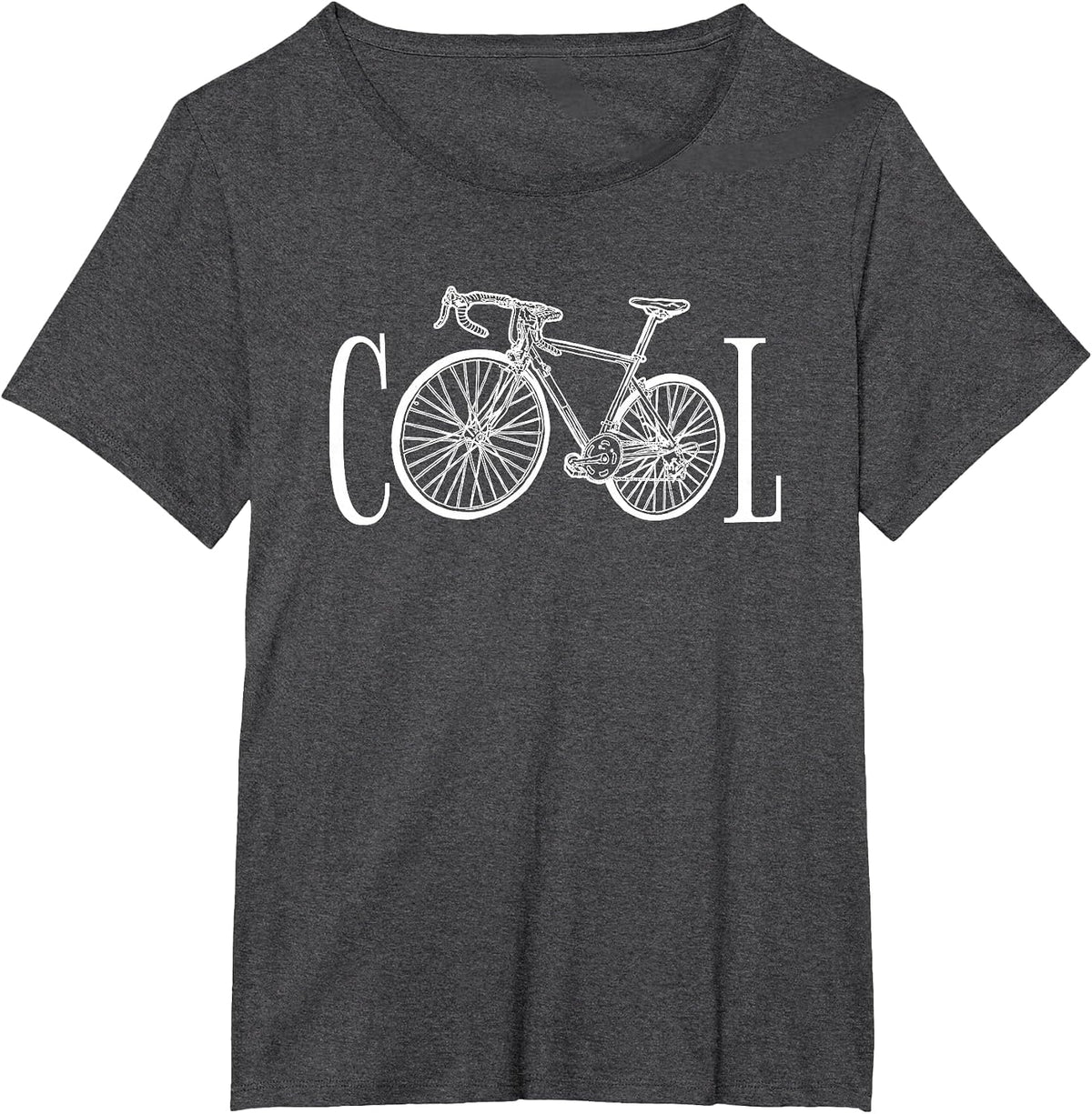 Cool Road Bike Fan Cool Road Cyclists T-Shirt - Dark Heather Grey
