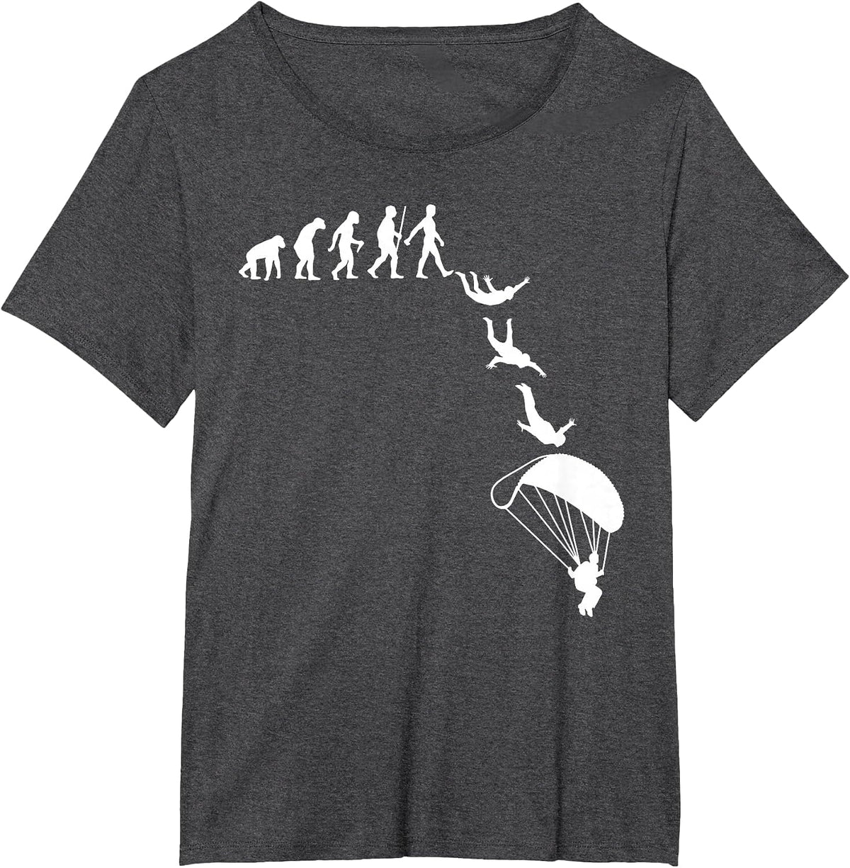 Cool Skydive Design for Men Women Skydiver Skydiving Lovers T-Shirt - Dark Heather Grey