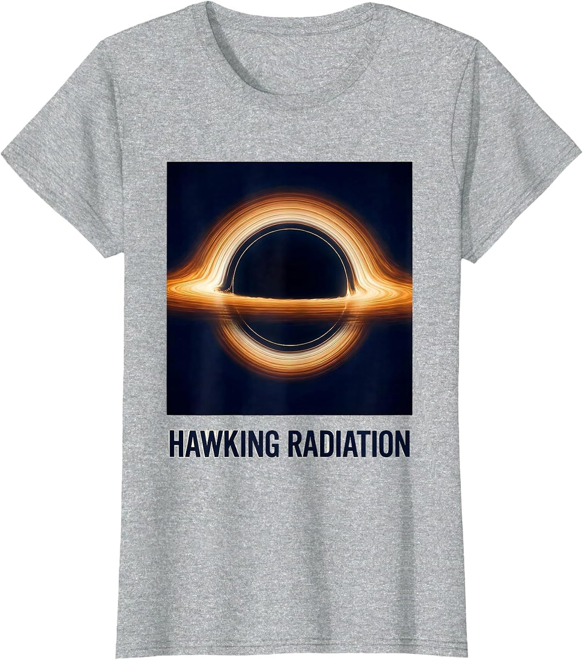 Hawking Radiation Astrophysics Physics Science Nerd T-Shirt - Heather Grey