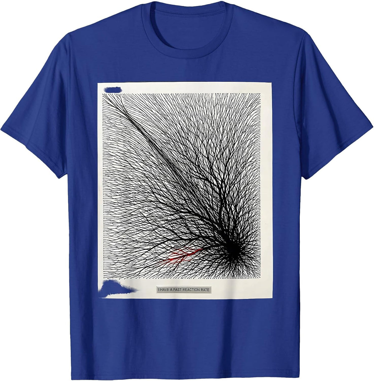 Men's I Have A Fast Reaction Rate Funny Science Chemistry Nerd T-Shirt - Royal Blue