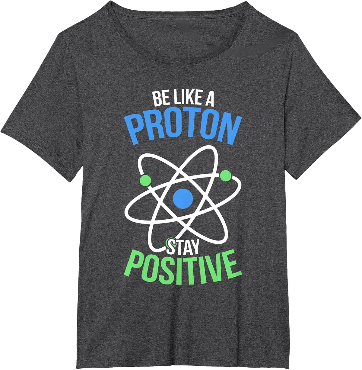 Chemistry Physics Physicist Sciens Morons Atom Electron T-Shirt - Dark Heather Grey