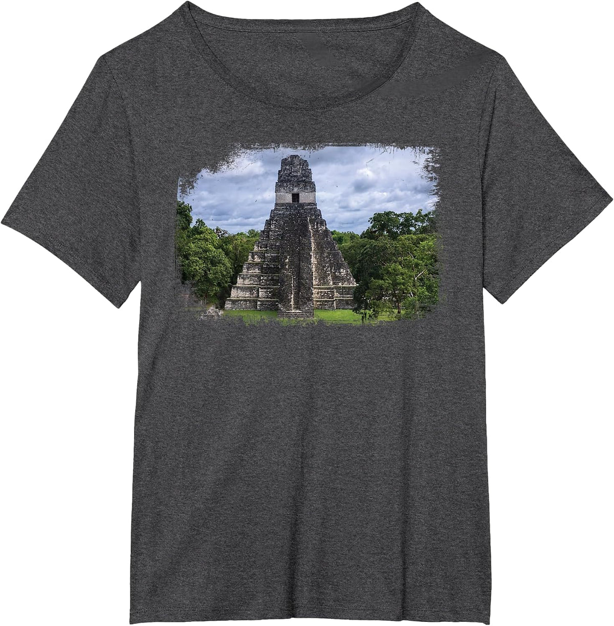 Guatemala Tikal Peten Quetzal Guate Maya Antigua Chapin T-Shirt - Dark Heather Grey