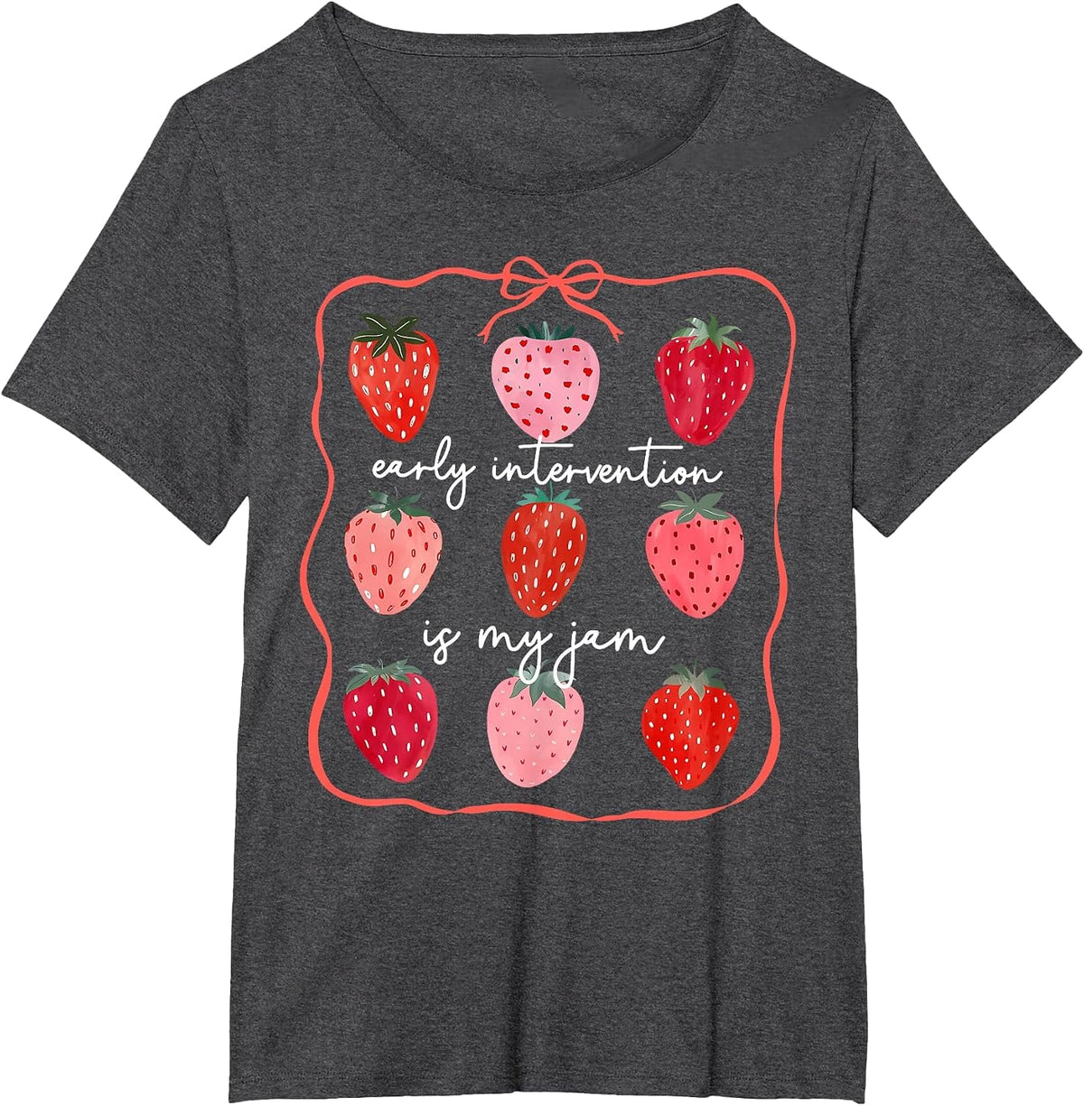 Early Intervention is My Jam Early Intervention Teacher T-Shirt - Dark Heather Grey