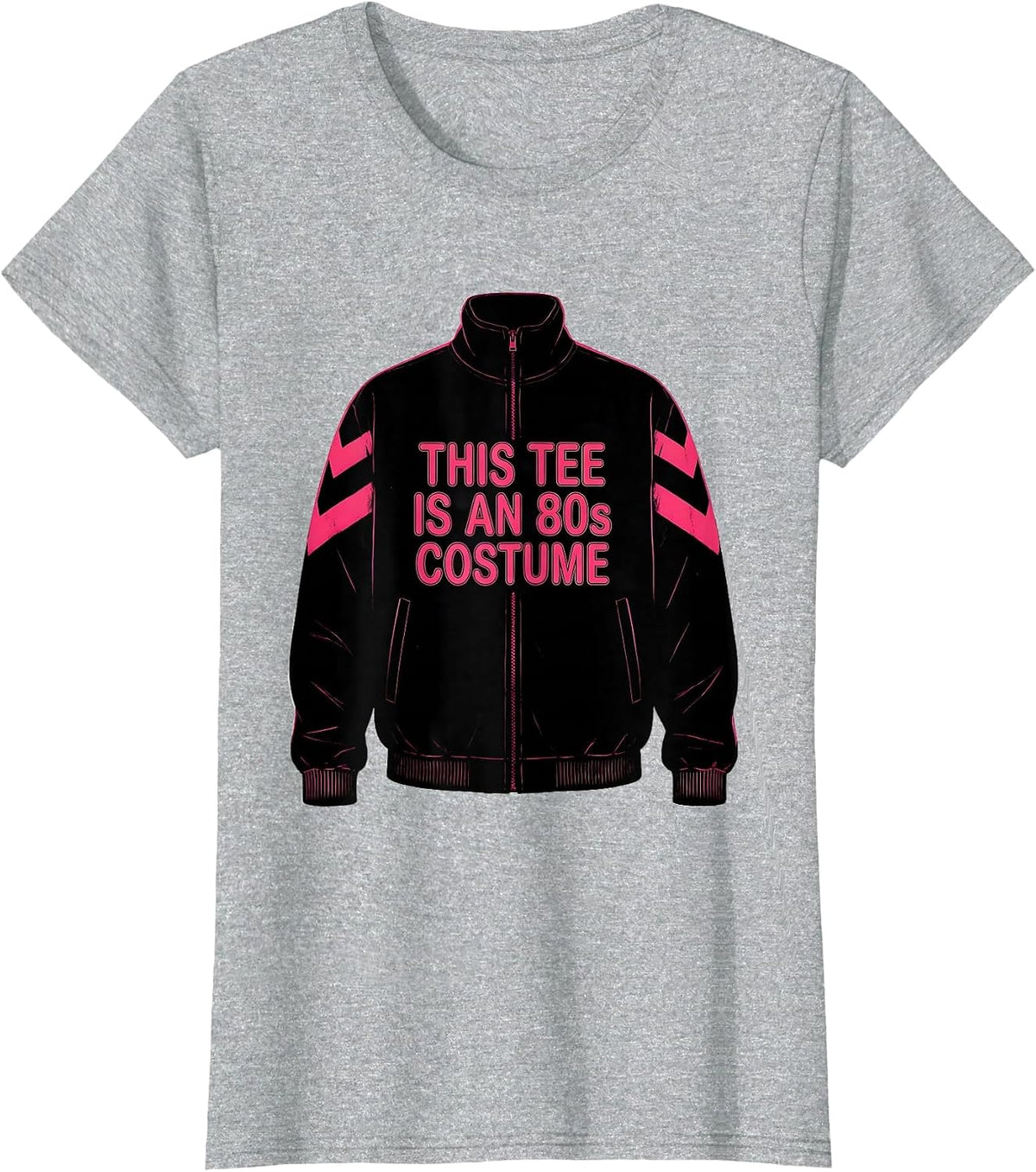 Women's This Tee Is An 80s Costume Funny 80s Party Retro Throwback T-Shirt - Heather Grey