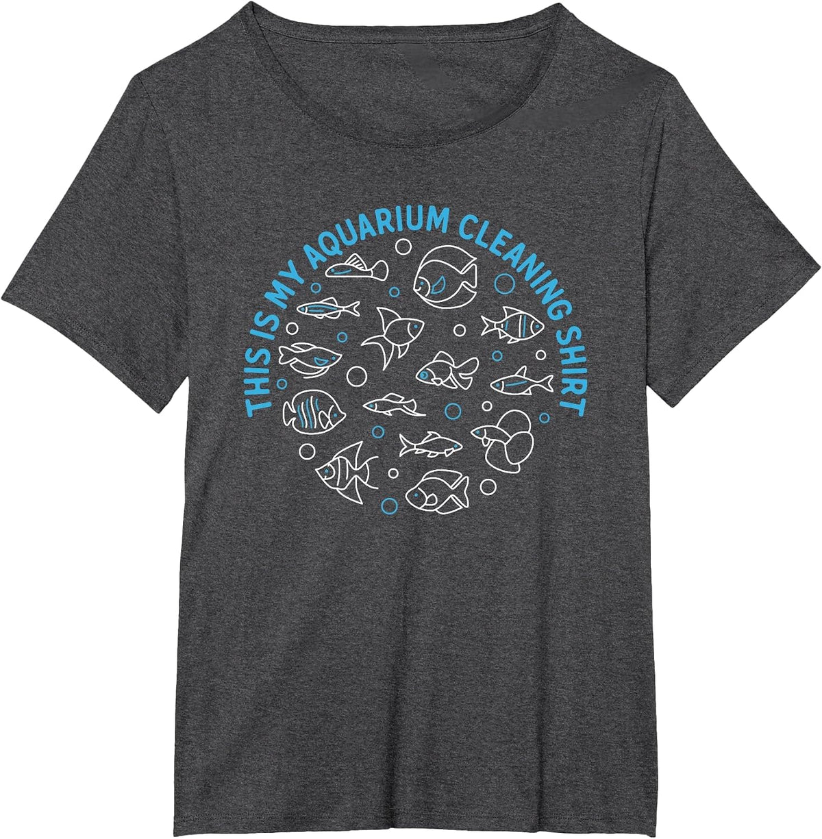 This is My Aquarium Cleaning T-Shirt - Dark Heather Grey