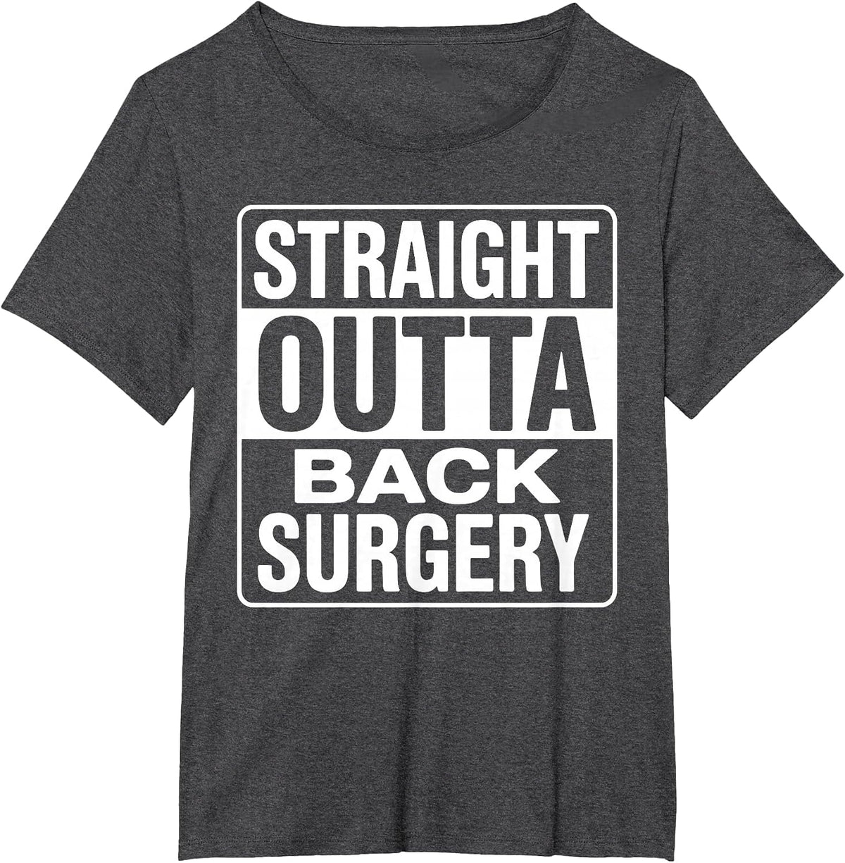 Back Surgery Design for Men Women Post Back Surgery Recovery T-Shirt - Dark Heather Grey