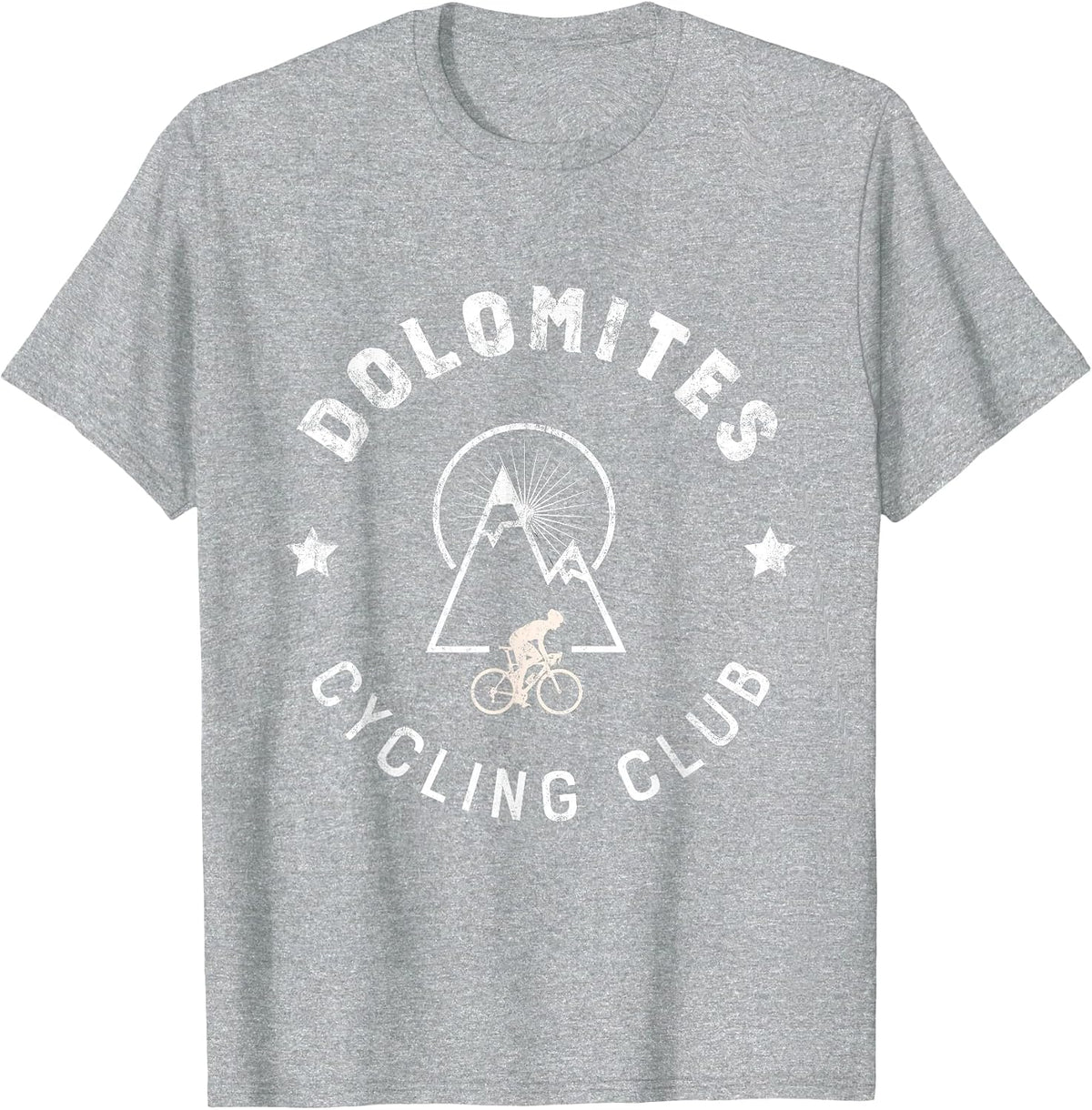 Dolomites Cycling Club Product T-Shirt - Heather Grey