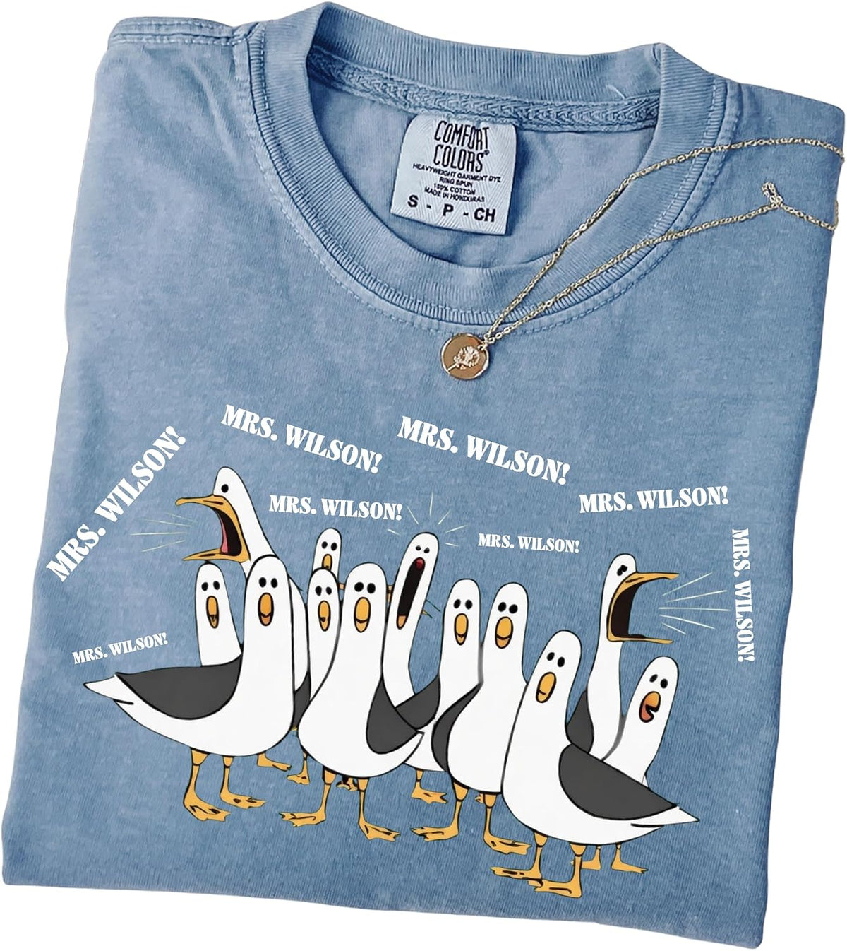 Custom Seagulls Teacher Shirt, Teacher Nemo T-Shirt, Teacher Ghost Halloween - size chart