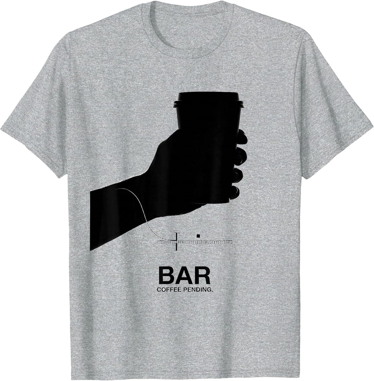 Men's BAR Coffee Pending Funny Vet Tech Veterinary Technician T-Shirt - Heather Grey